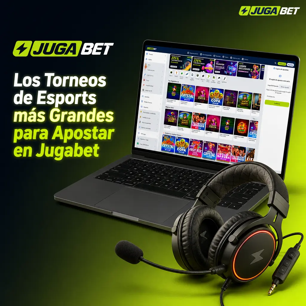 Torneos de esports como The International, Worlds y VCT Champions para apostar en Jugabet.