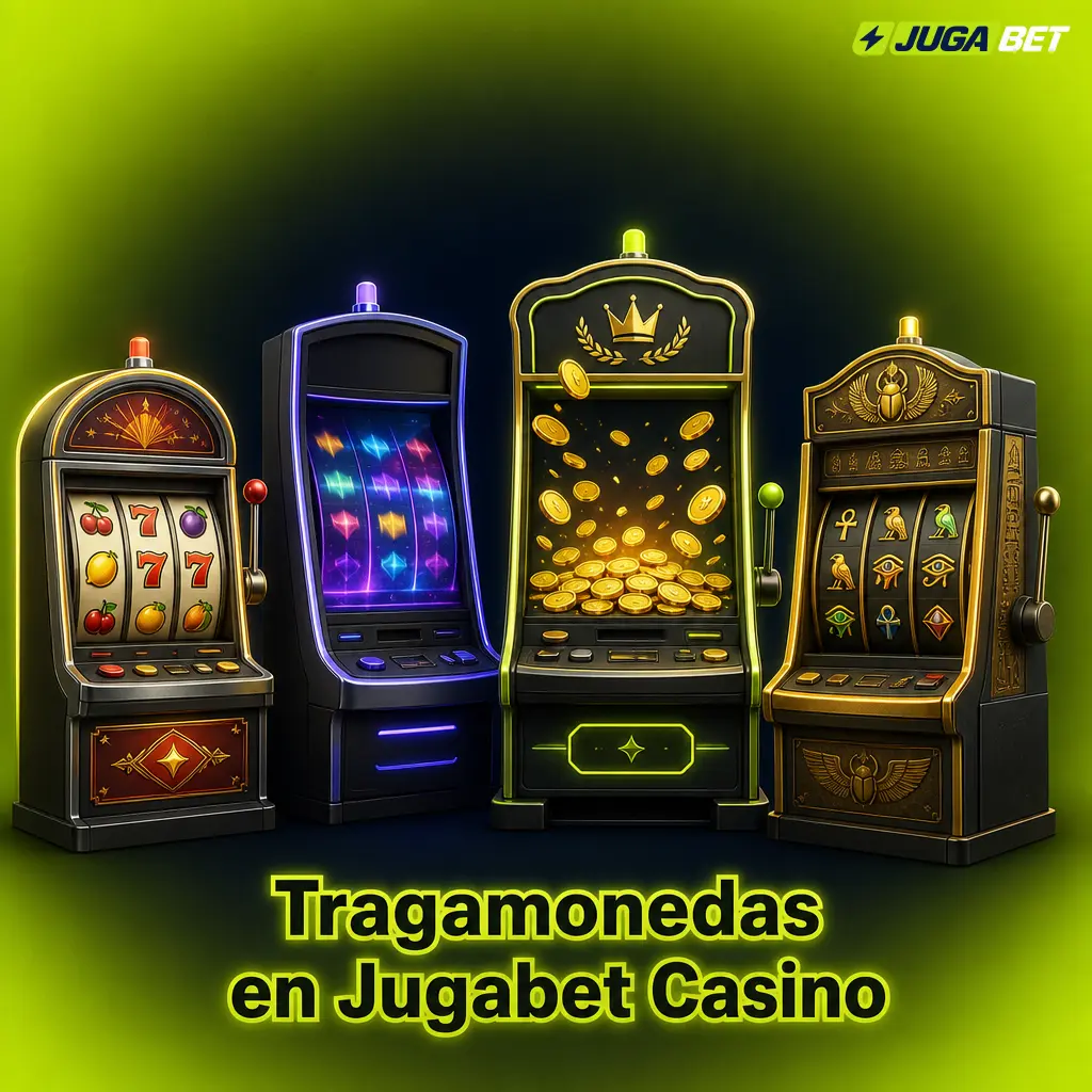Tragamonedas de Jugabet Casino con más de mil títulos, gráficos 3D y proveedores como Pragmatic Play y PG Soft